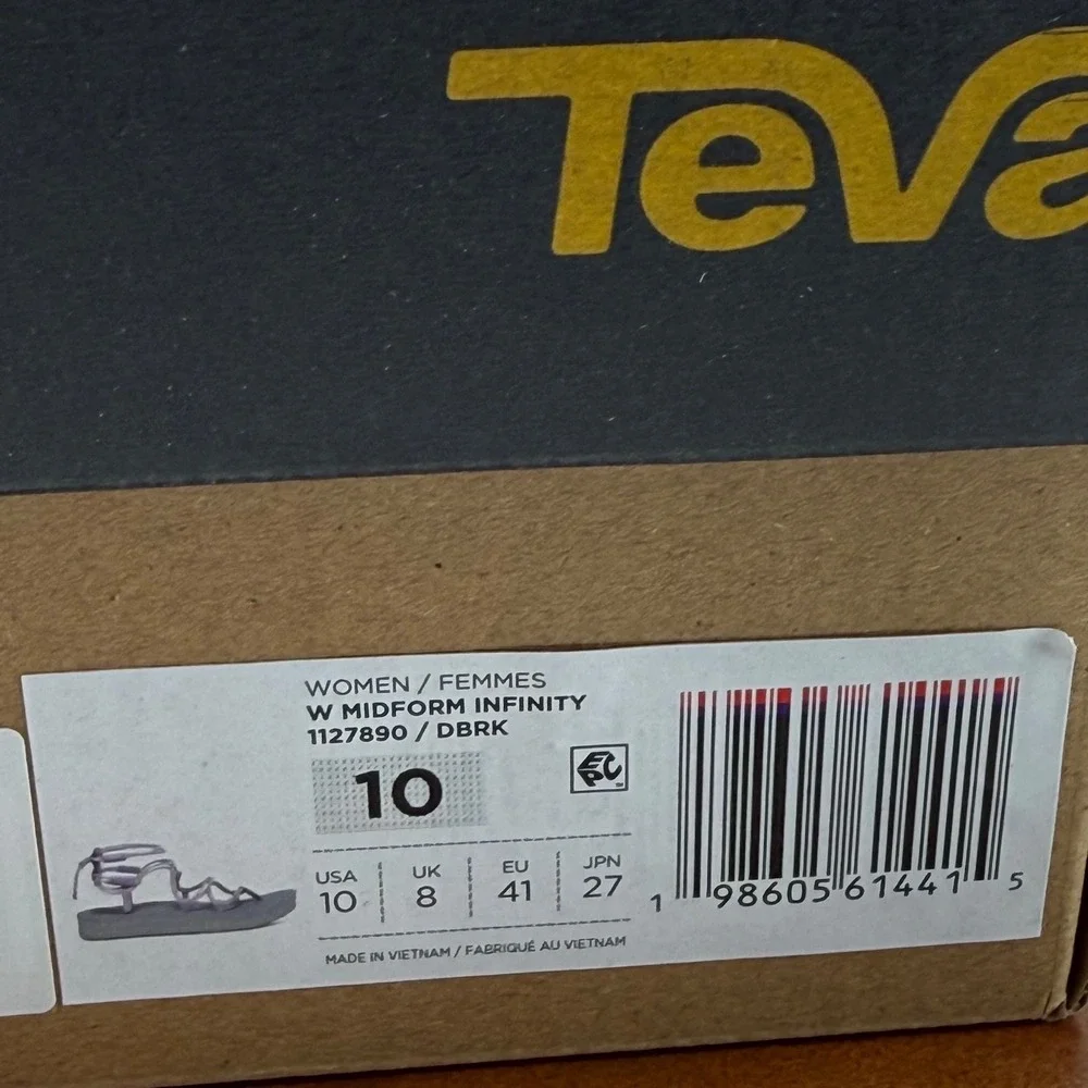 Teva Midform Infinity Sandals Strappy Platform Daybreak Color 1127890 Women 10